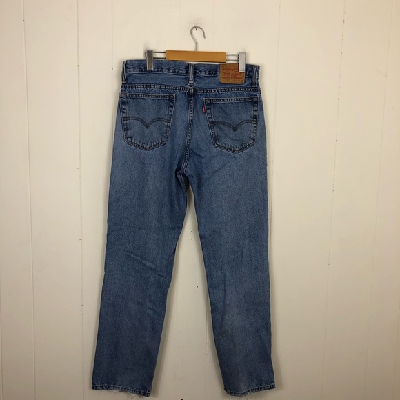 Levi’s 516 Straight Leg Slim Fit Jeans Sz 34x32 - Picture 6 of 11